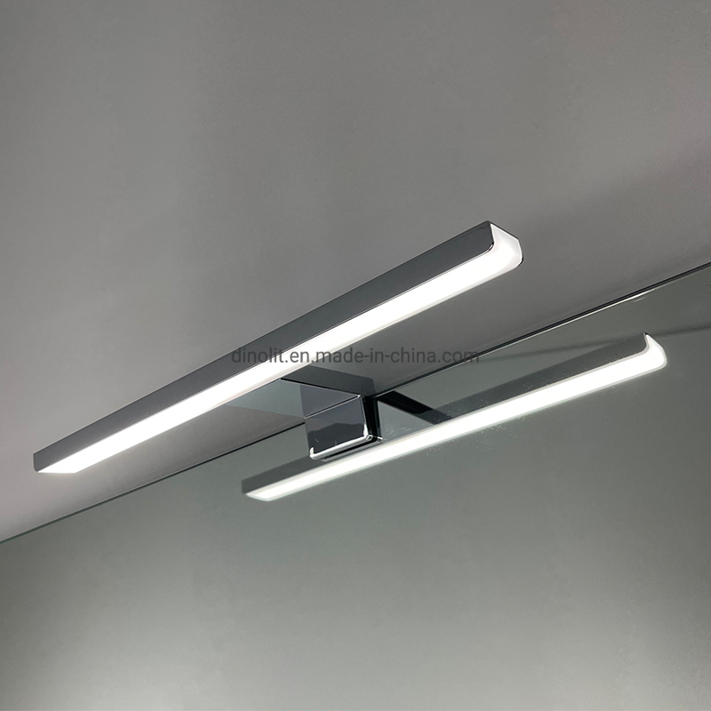 300mm Length Waterproof Bath Illumination Chrome Aluminum LED Vanity Mirror Light for Bathroom Mirror or Cabinet with Ce RoHS IP44