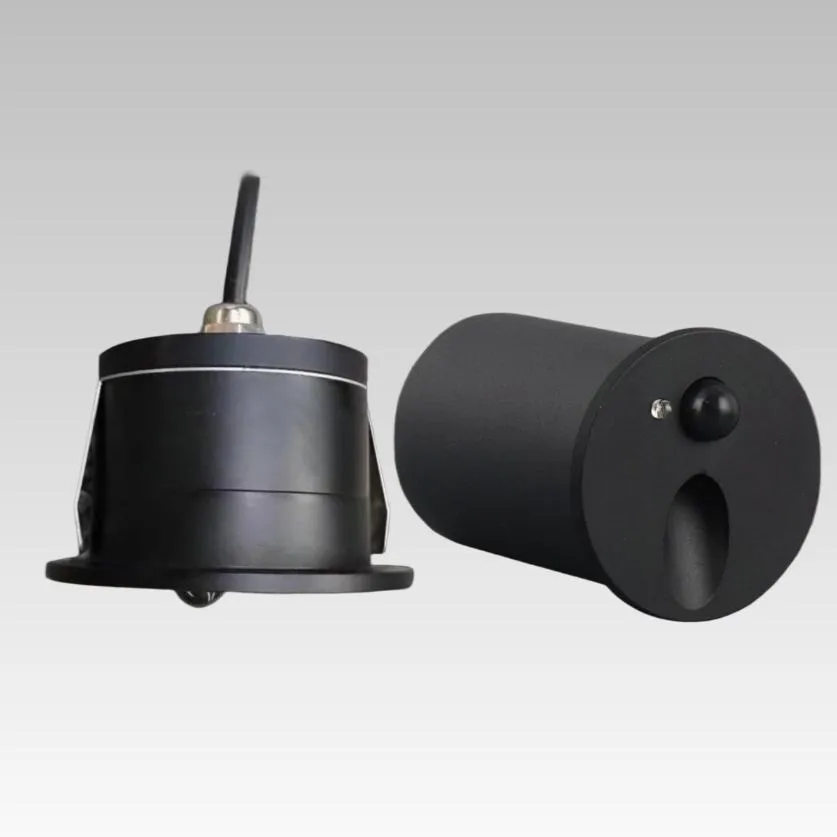 3W Aluminum LED Round Step Sensor Lights for Deck and Patio Steps