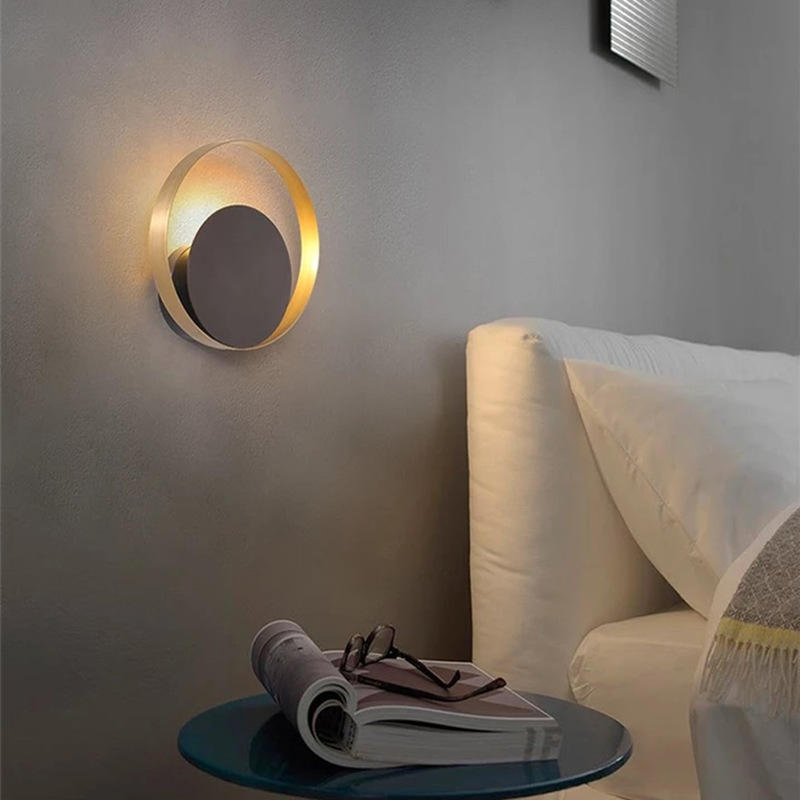 Modern Wallbathroom Vanity Fixture Black Sconce LED Indoor Wall Lights