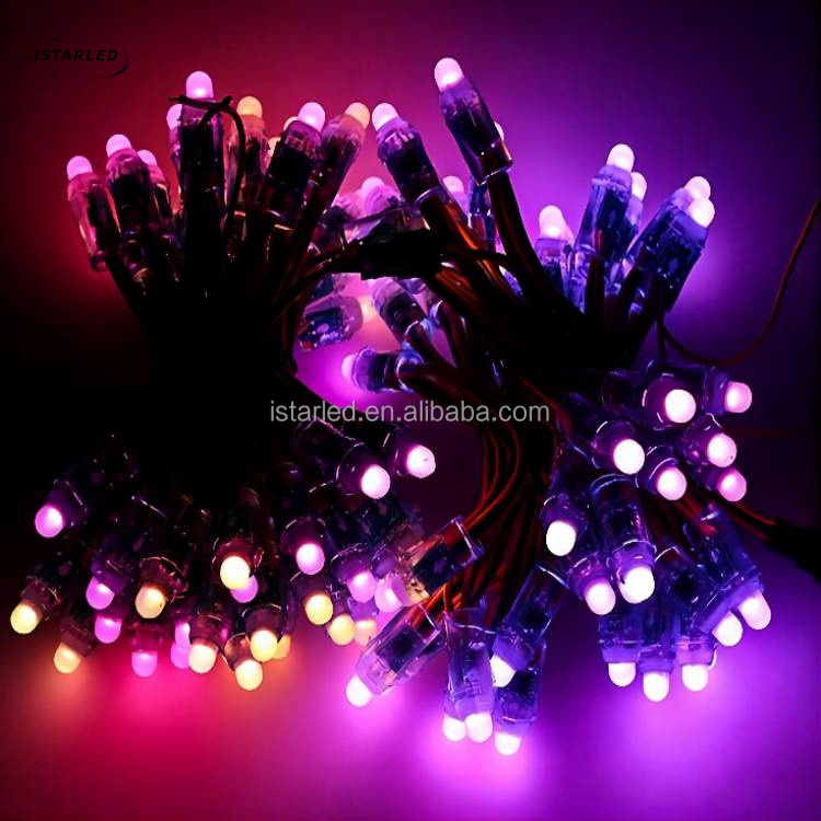 Outdoor Christmas Tree Maga Tree WS2811 12V 12MM RGB Bullet Module Node String Led Pixel Light