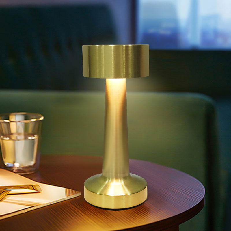Bar Table Bedside Lamps Rechargeable Touch-Sensitive Desk Lamp for Restaurants