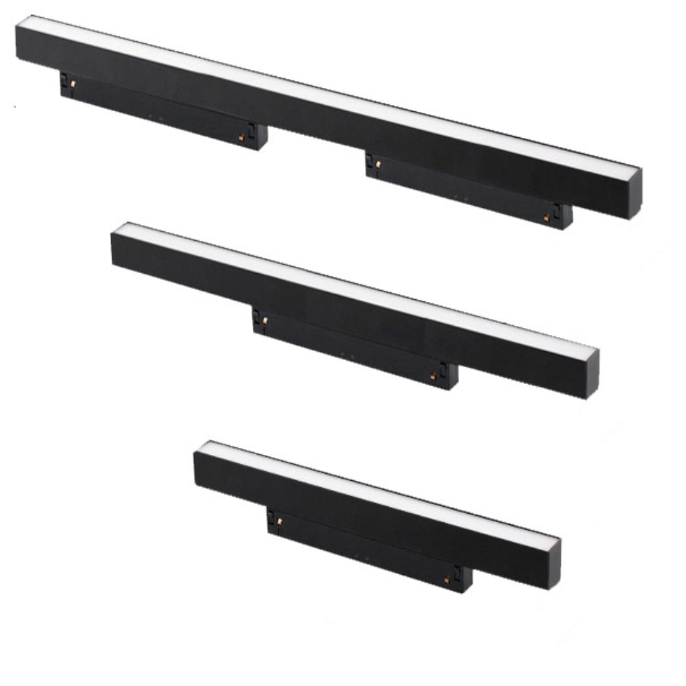 Smart 48V Magnetic LED Linear Track Spot Lighting System Magnetic Magnet Rail LED Lamp Magnetic Track Light