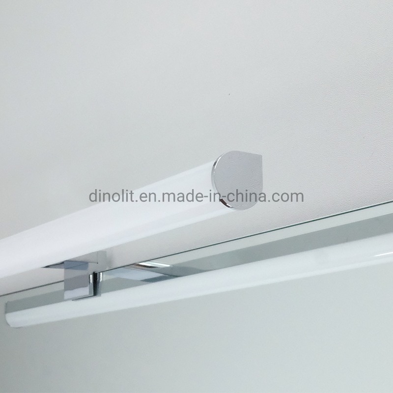 Professional Design Chrome Aluminum Surface 3 Way Mounting 30cm/45cm/60cm LED Bathroom Front Mirror Light for Furniture/Bath Vanity/Cabinet/Mirror Frame IP44 CE