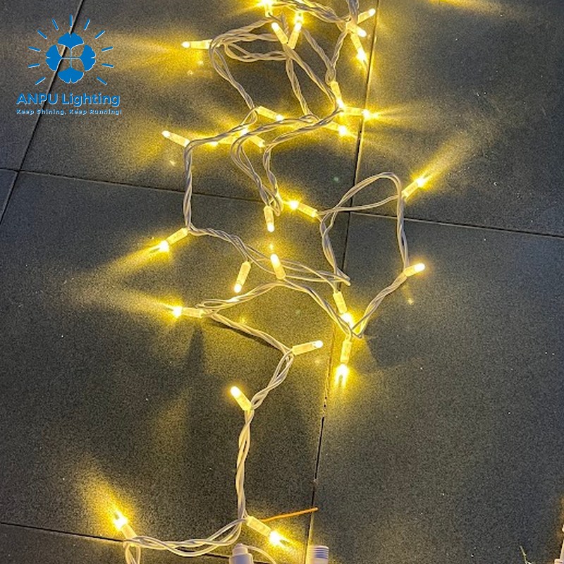 Anpu LightingConnectable Warm White LED String Lights-Plastic IP65 Waterproof Rechargeable Dimmable Outdoor/Indoor Festival