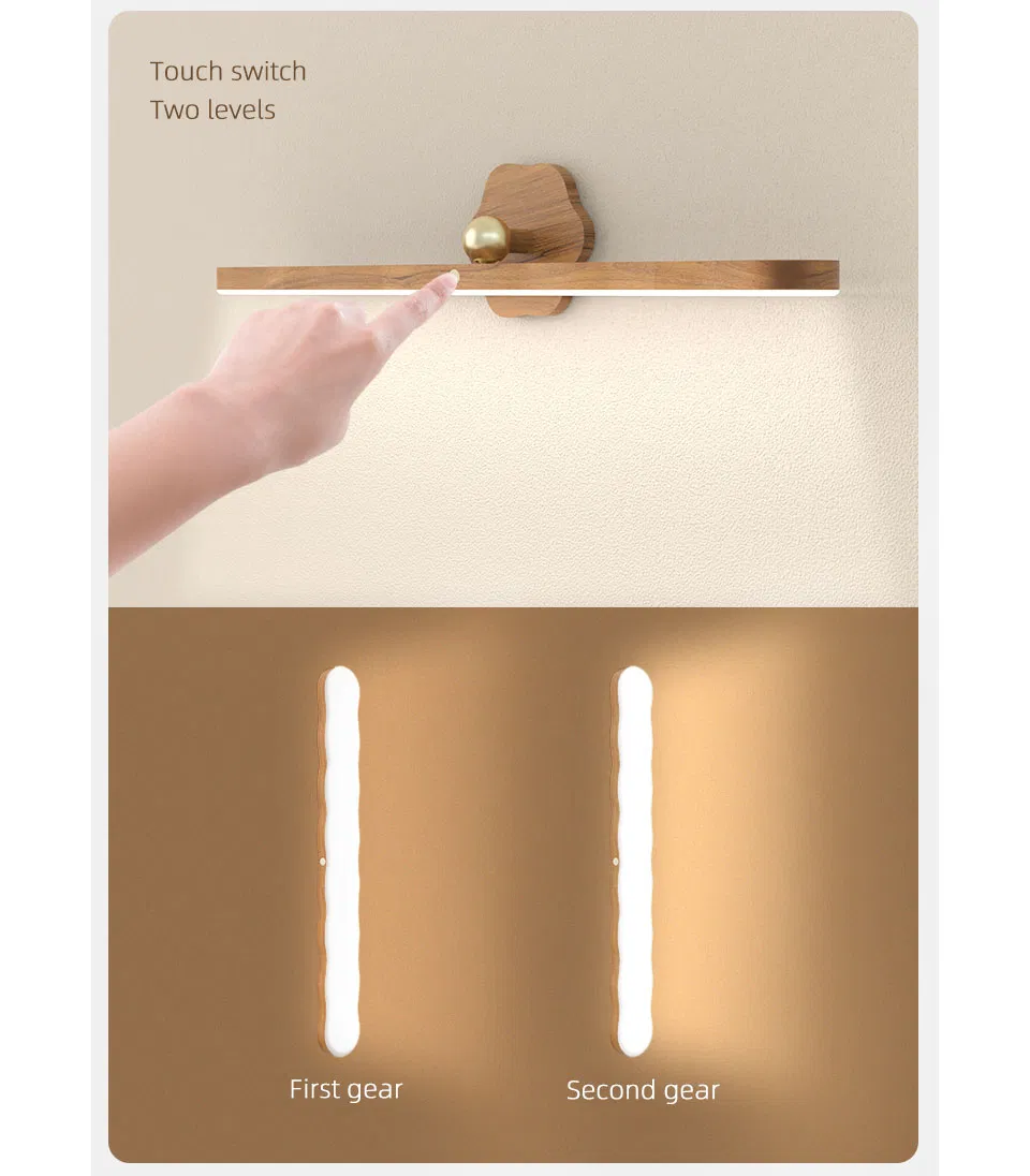 Rechargeable Magnetic Dimmer Closet LED Night Light Mirror Light