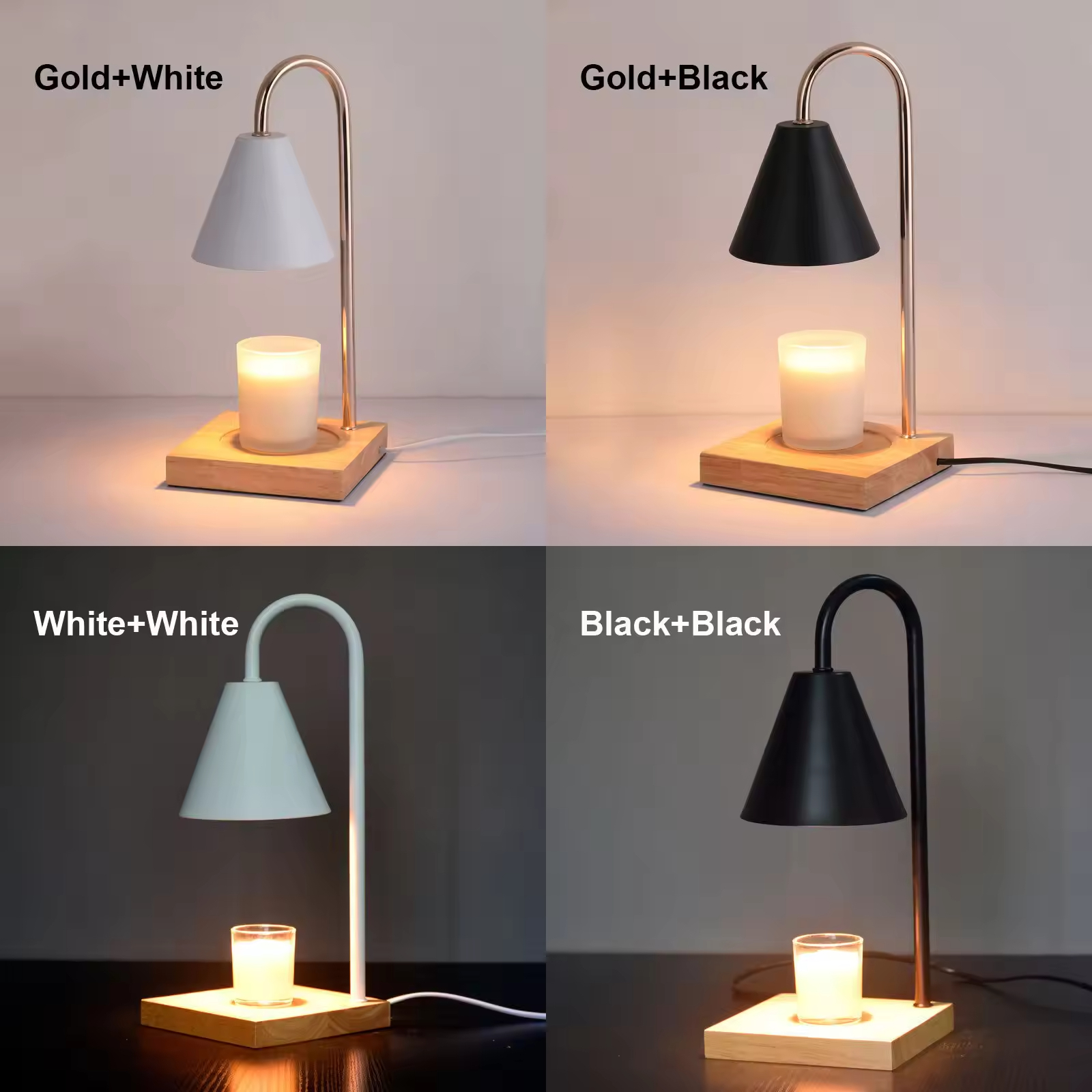 Scented LED Desk Lamp Modern Home Decor AC/DC Rechargeable Touch Control Sleep Aid Birthday Gift for Women