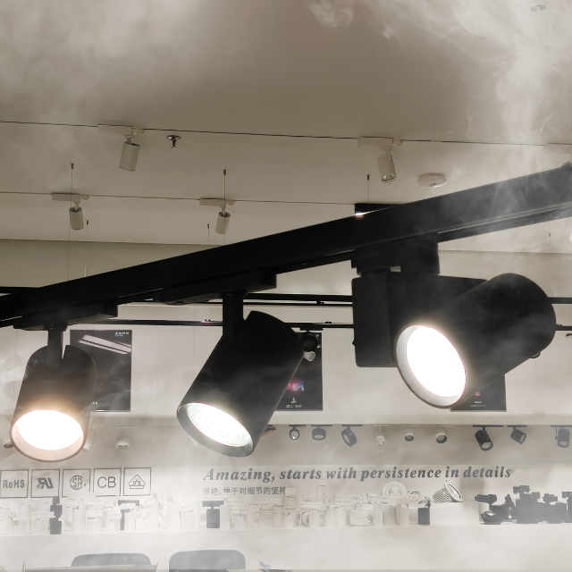 RONSE LED Commercial Lighting Adjustable Focus Track Light High Quality 30w COB LED Track Light Indoor Application
