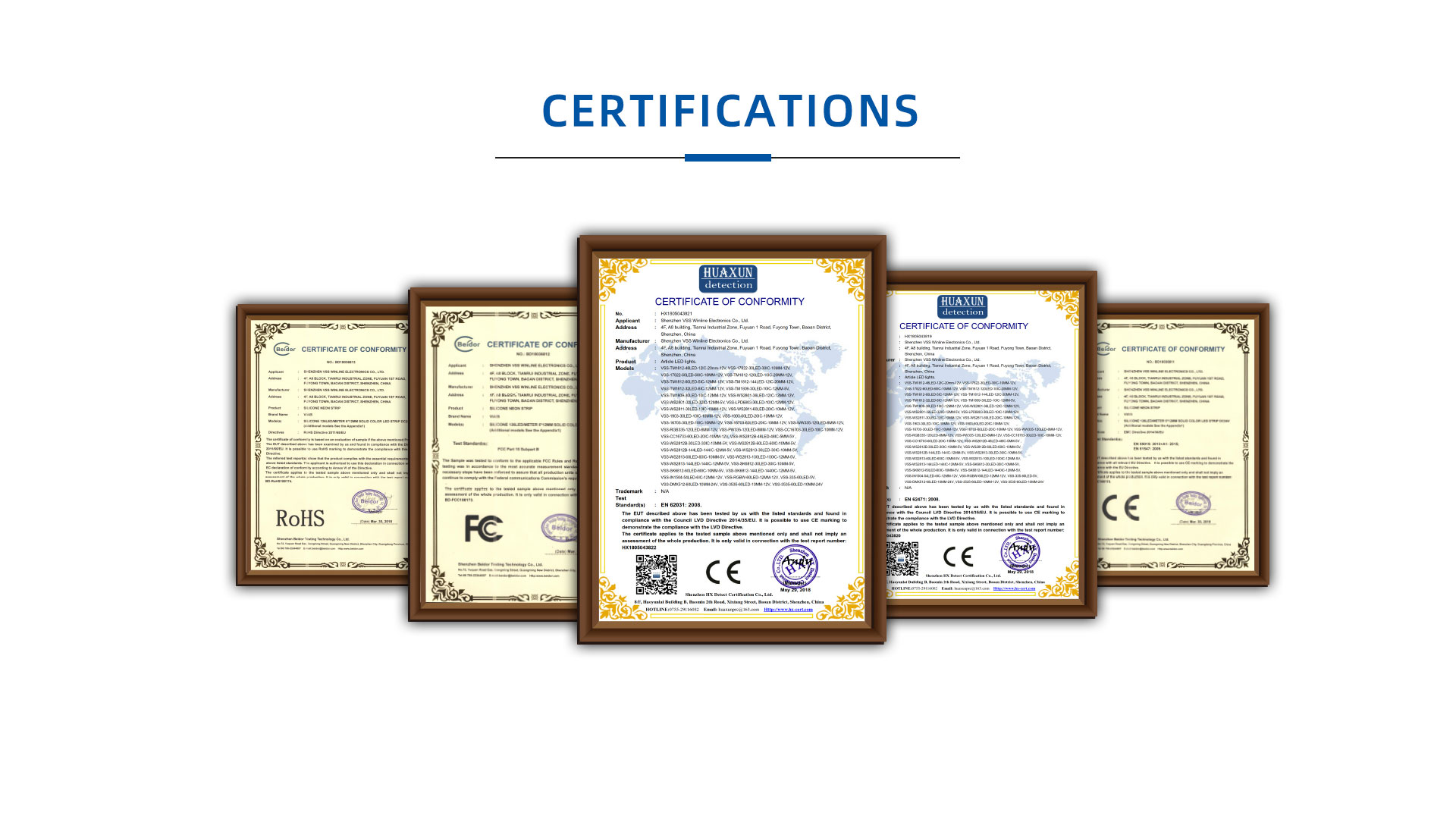 Product Certifications