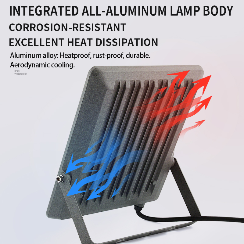 High Lumen LED Flood Light 50W-300W IP65 Waterproof Landscape Security Lamp 6000K Industrial Stadium Garden Lighting