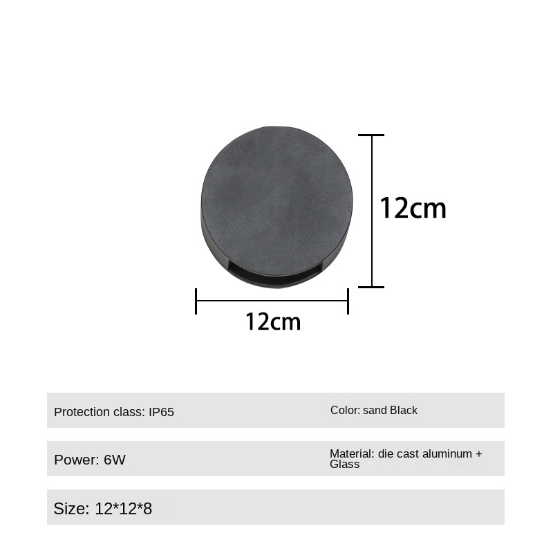 Creative Modern American Energy-Efficient LED Wall Lamp No Color Temperature No Control Mode for Bedroom Bedside Aisle Staircase