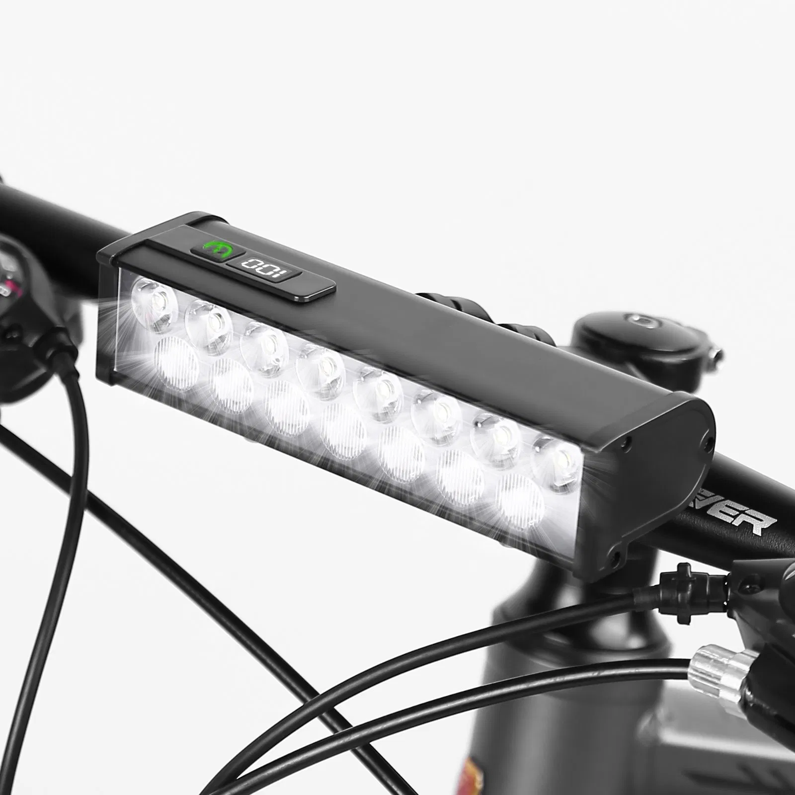 2400 Lumen Bike Lights, USB-C Rechargeable Bicycle Light, Super Bright Bike Lights for Night Riding, IP65 Waterproof Bicycle Headlight, for Commuters Adults and