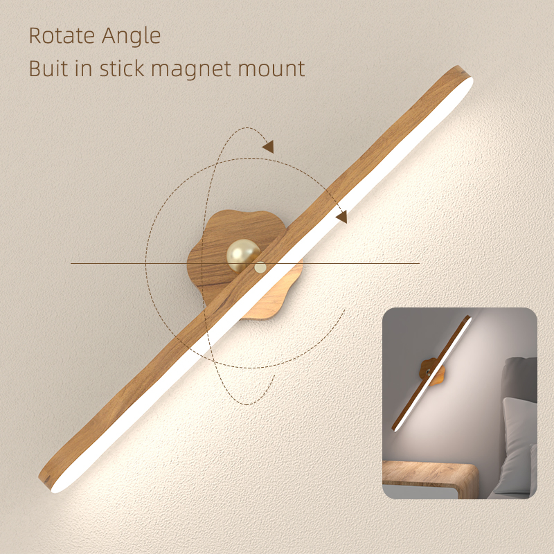 Rechargeable Magnetic Dimmer Closet LED Night Light Mirror Light