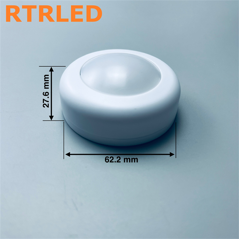 RGB RGBW LED Puck Light with Remote Control Modern up for Bambu Lab 3D Printed KC007 Under Cabinet Closet Kitchen Wall Wardrobe