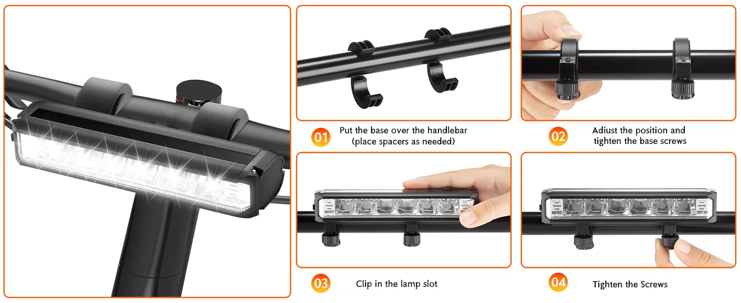 Best Bright Bike Light for Night Riding, USB-C Rechargeable Bicycle Light