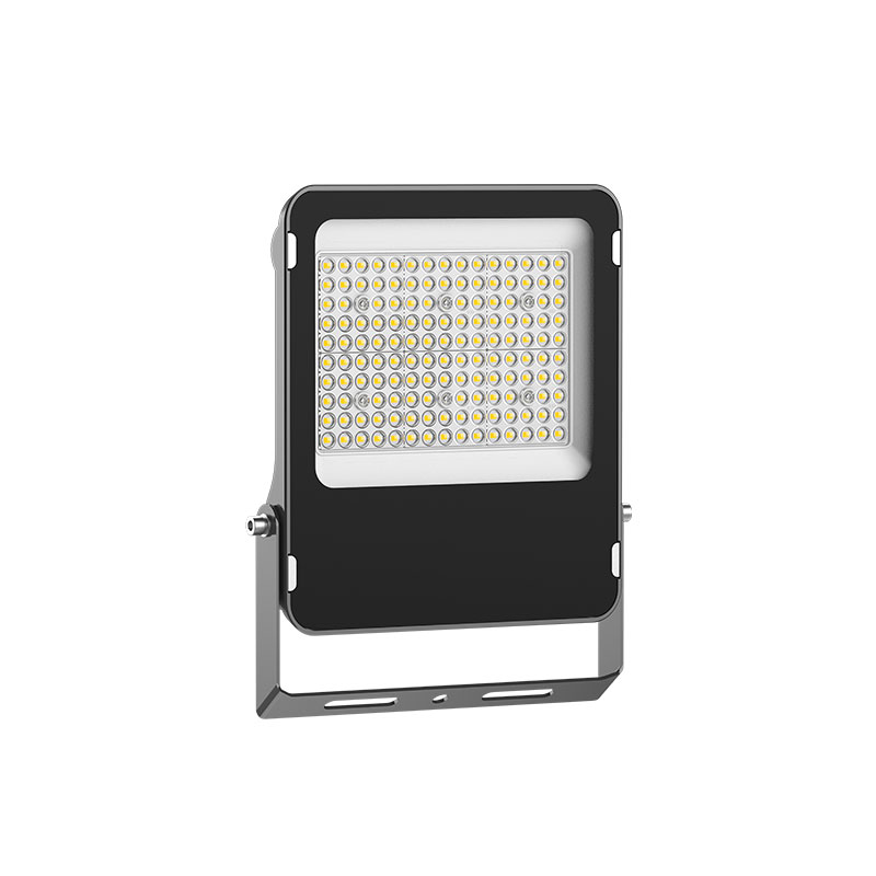 100W Outdoor LED Flood Light High-Efficiency Parking Lot Lighting Fixture with 140lm/w Area Flood Light