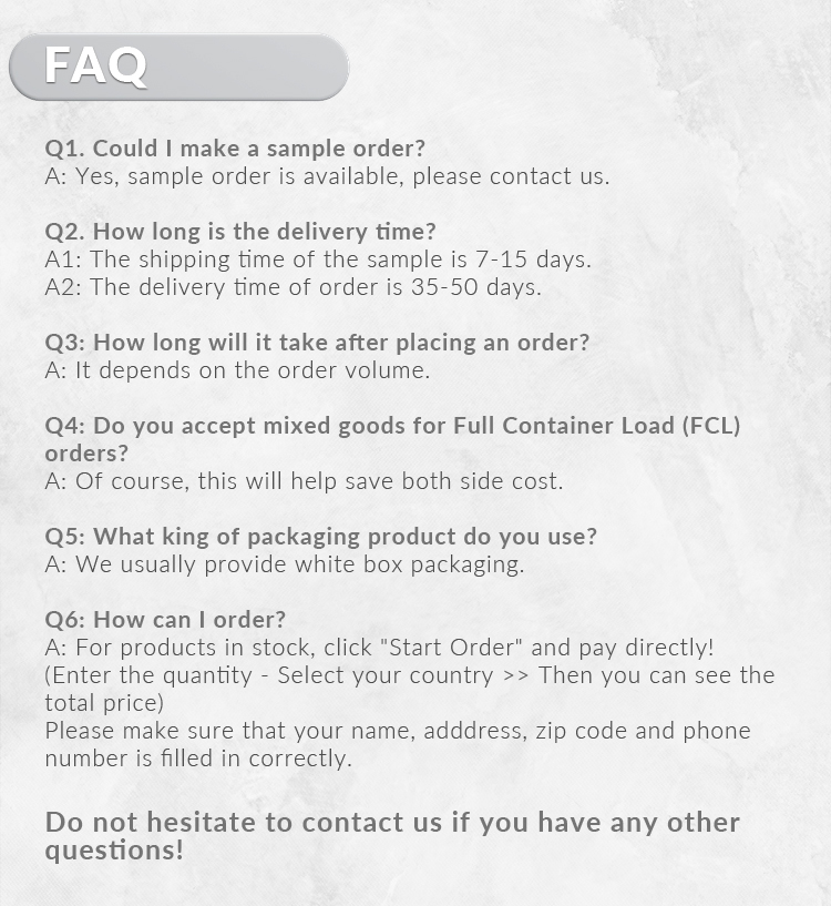 FAQ banner