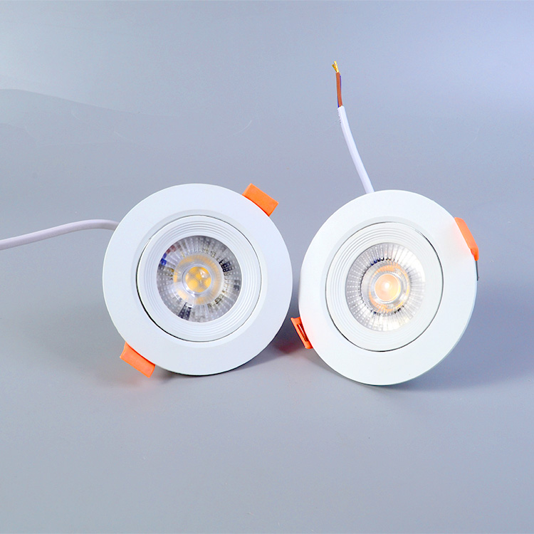 High Quality 5W Downlight Spotlight Office Home Hotel Ceiling Recessed Adjustable Cob Round Led Spot Down Light