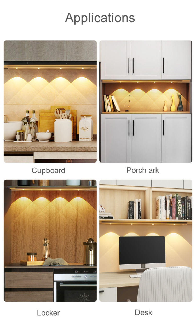 Magnetic Easy Installation Rechargeable Wireless LED Induction Lamp Feature 8
