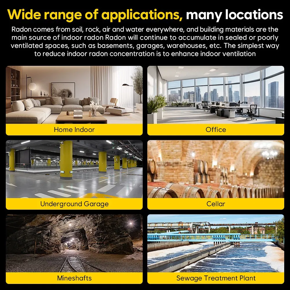 Air Quality Testing for Indoor Use High Sensitivity Radon Detector