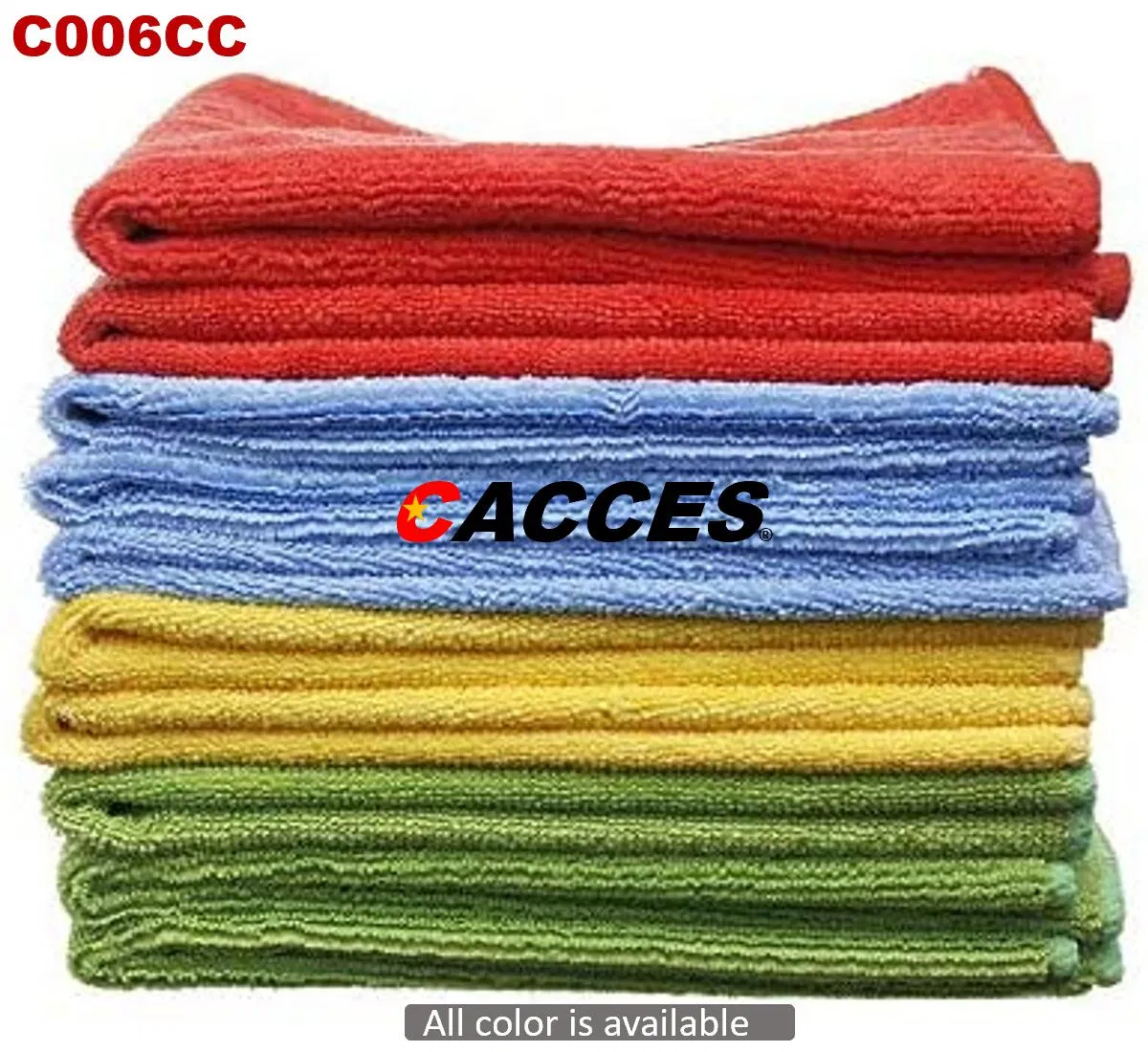 Microfiber Cloth for Car,Home,Office,Wash Cloth,Basics Microfiber Cleaning Cloths,Non-Abrasive,Reusable&Washable-Pack of 5, 30X40cm,Yellow,Red,Green,Blue,Purple