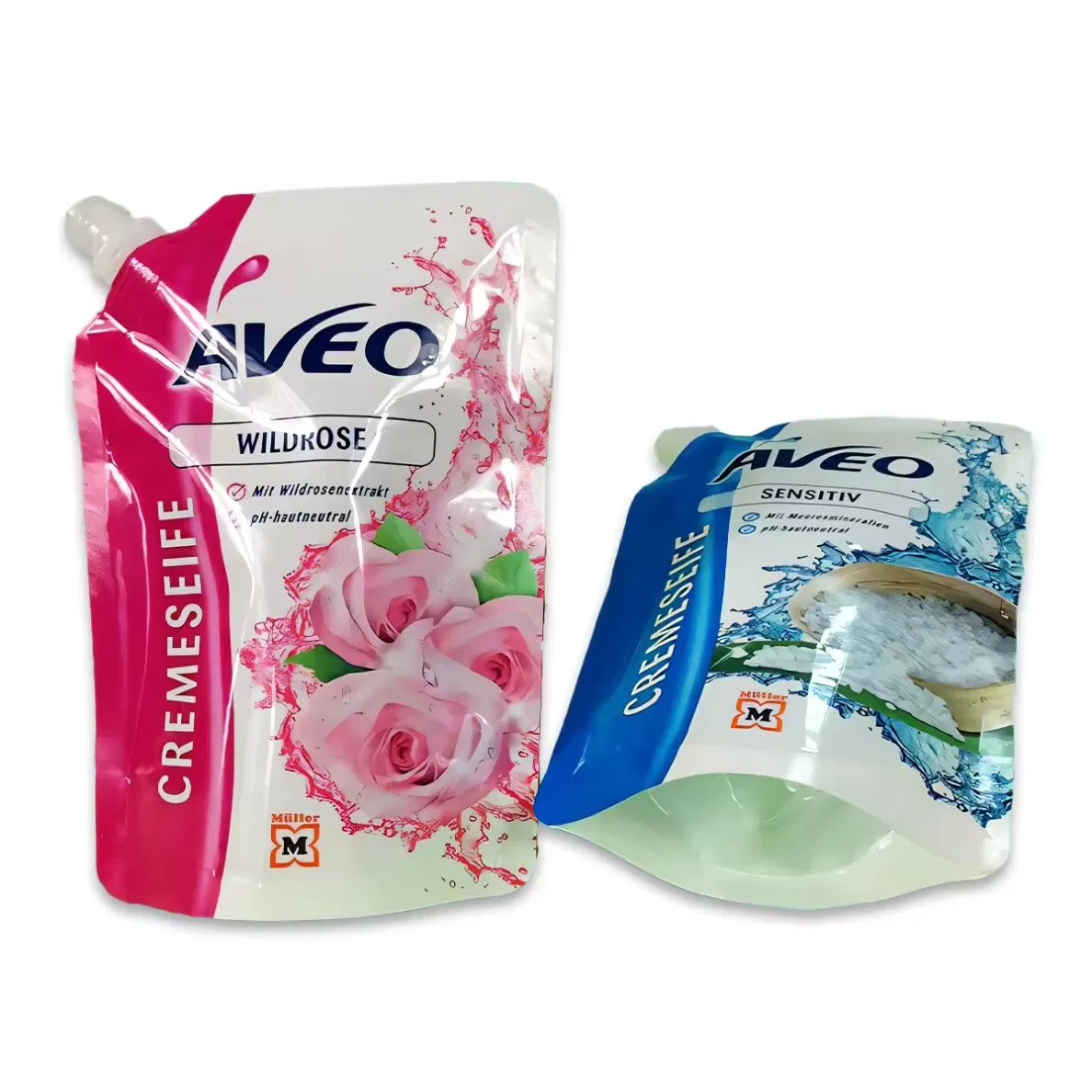 Custom Printed 2L 3L 4L Shower Gel Shampoo Dishwashing Doypack Soap Liquid Refill Packaging Bag Laundry Detergent Spout Pouch for Craft Paper Material