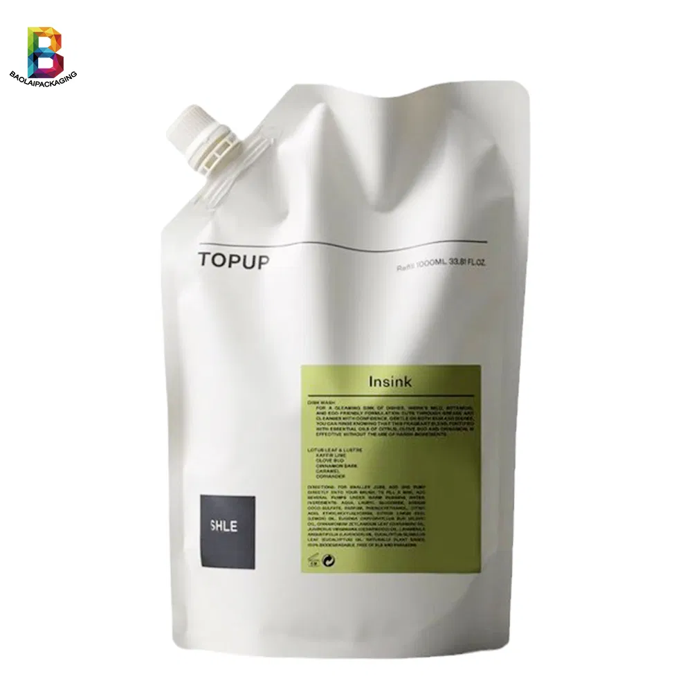 2L Liquid Soap Laundry Detergent Stand up Spout Pouch Doypack