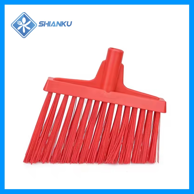 Shianku Wholesaler Food Grade Hard Bristle Plastic Broom Head