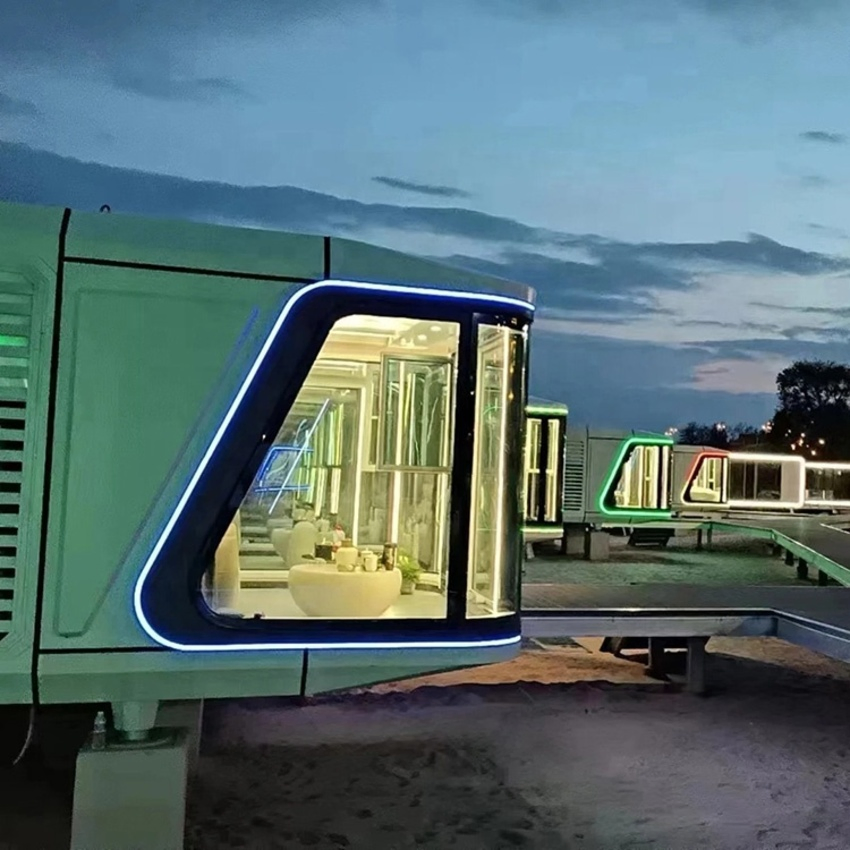 Dxh Manufacture Custom Prefab Outdoor Disassembled Container Home Office Pod Apple Cabin