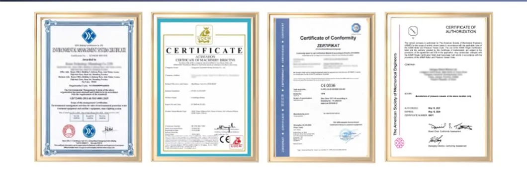 Certifications