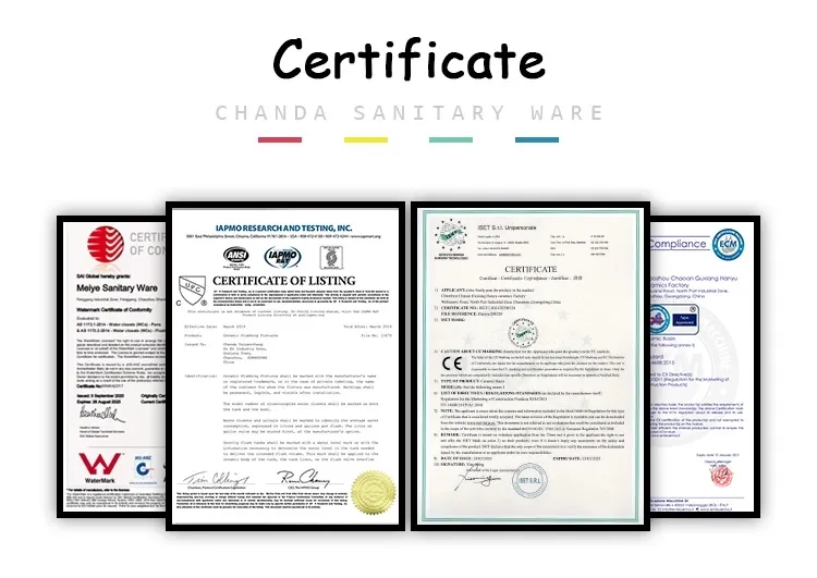 Certifications CE CUPC Watermark