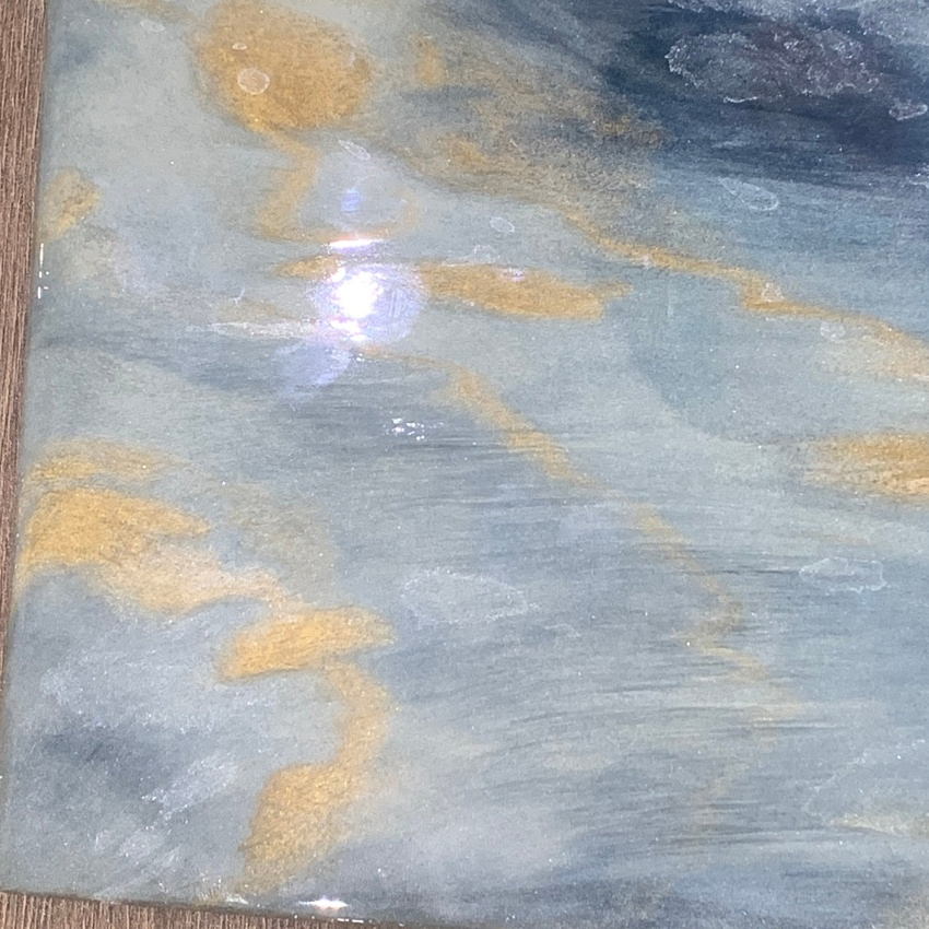 Epoxy Mirror with Flash Paint Finish