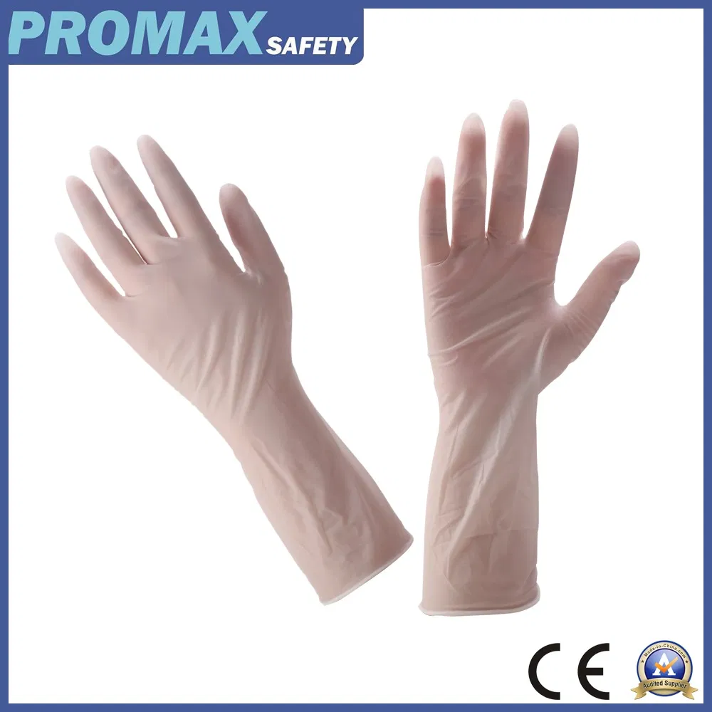 12inch Food Safe Super Flexible Disposable Powder Free Household Examination Blue Nitrile Gloves