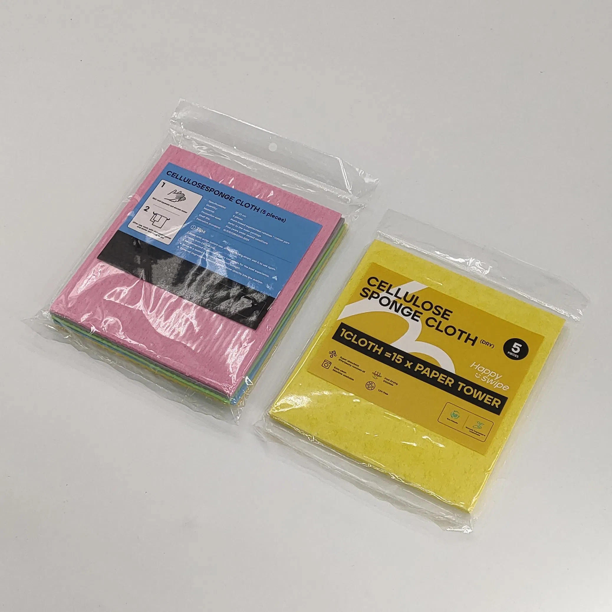 Reusable Dishcloth Cellulose Sponge Cloths Cleaning Cloths