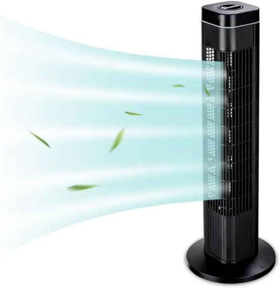 29-Inch Modern Tower Fan: Energy-Efficient Home Appliance Design
