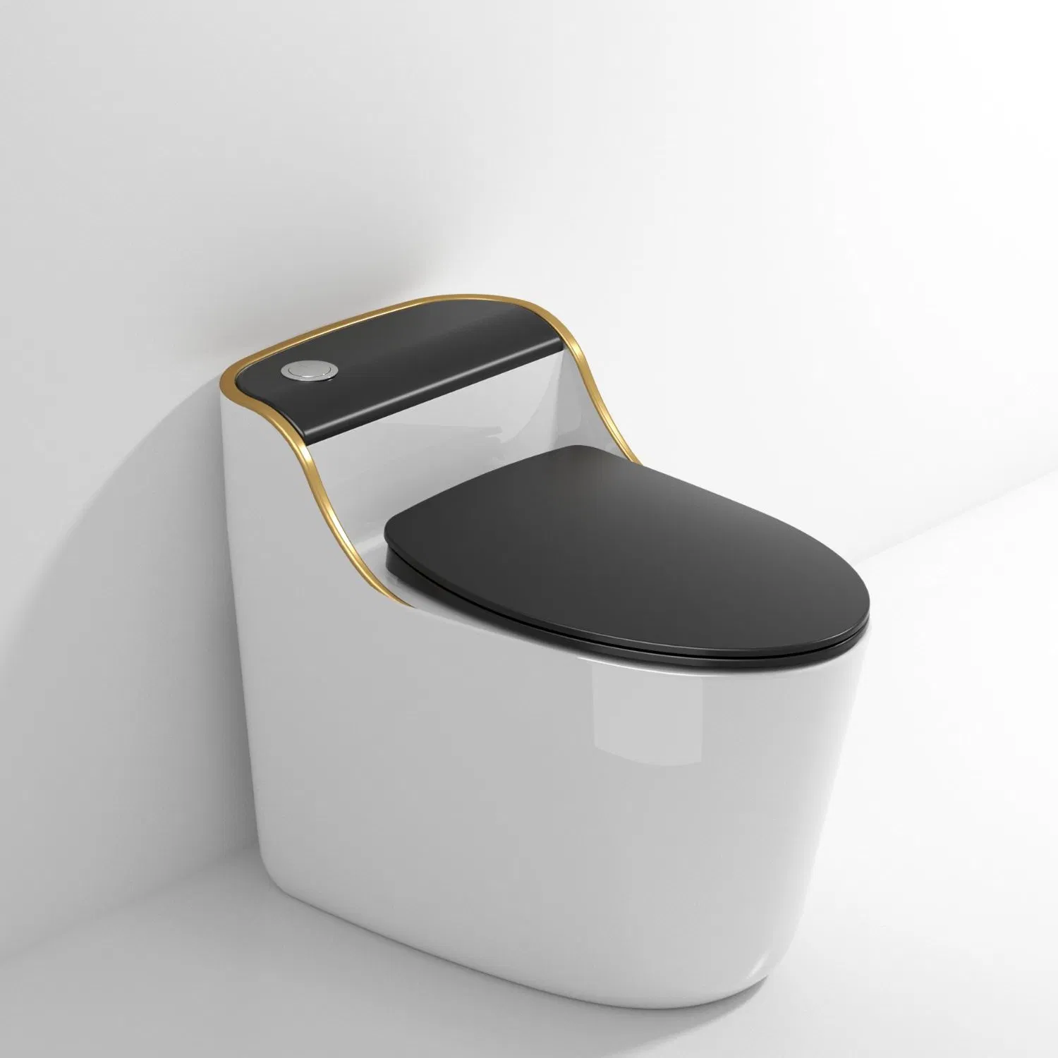 Sanitary War Bathroom Wc Ceramic Green Blue Water Closet Bowl Floor Mounted Porcelain Matt Black One Piece Toilet