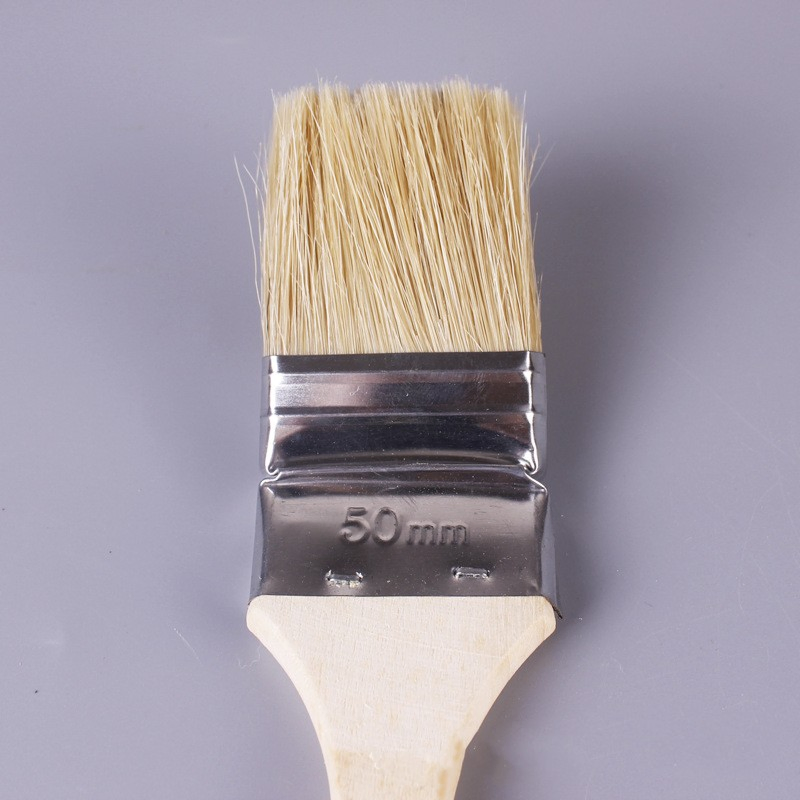 Long Handle Right Elbow Pig Hair Material Sweeping Ash Side Curved Cleaning Brush