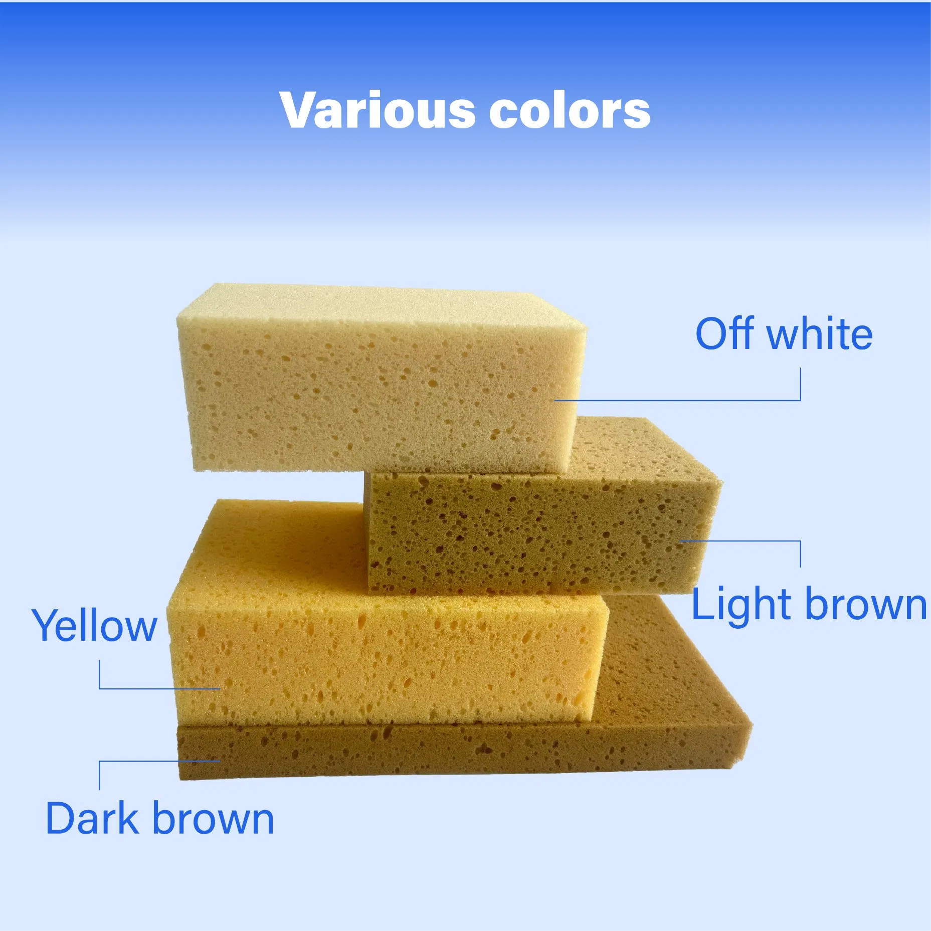 Eco Friendly Compressed Cellulose Sponge Kitchen Dish Washing Cleaning Sponge