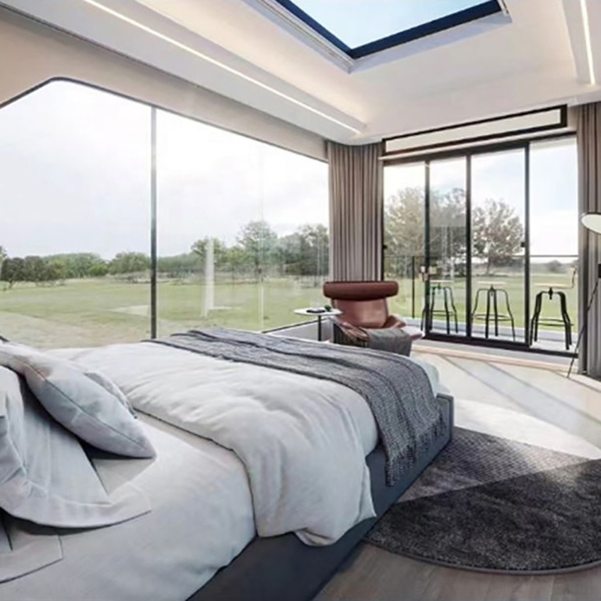 Villa Hotel Portable 20FT 40FT Office Pod Outdoor Container Home Apple Cabin