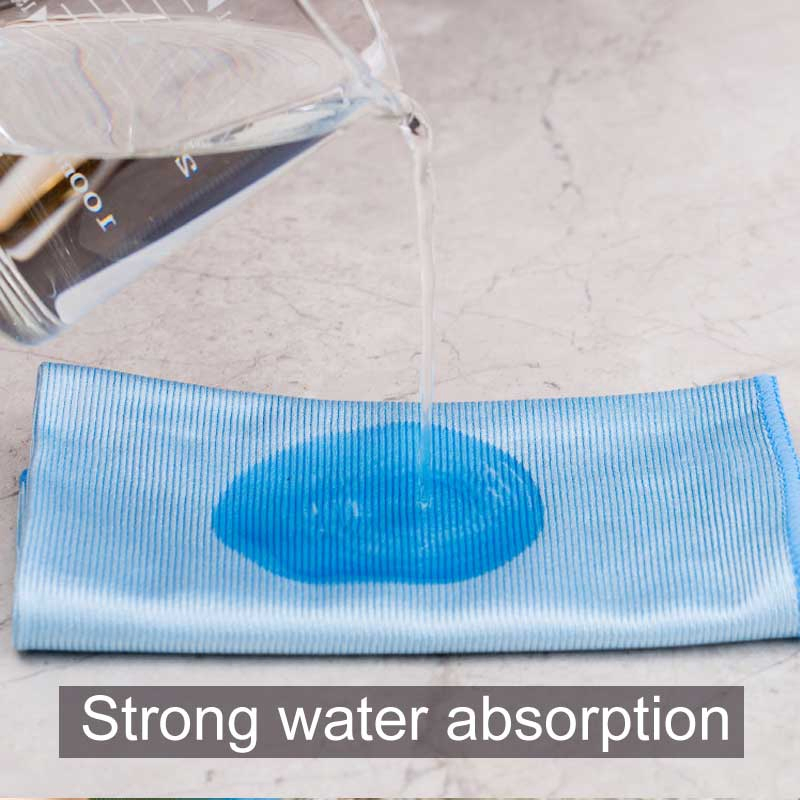 Household Lint Free Glass Polishing Kitchen Dish Towel Reusable Dishcloth Microfiber Cloth Windows Mirrors Glass Cleaning Cloth Rag