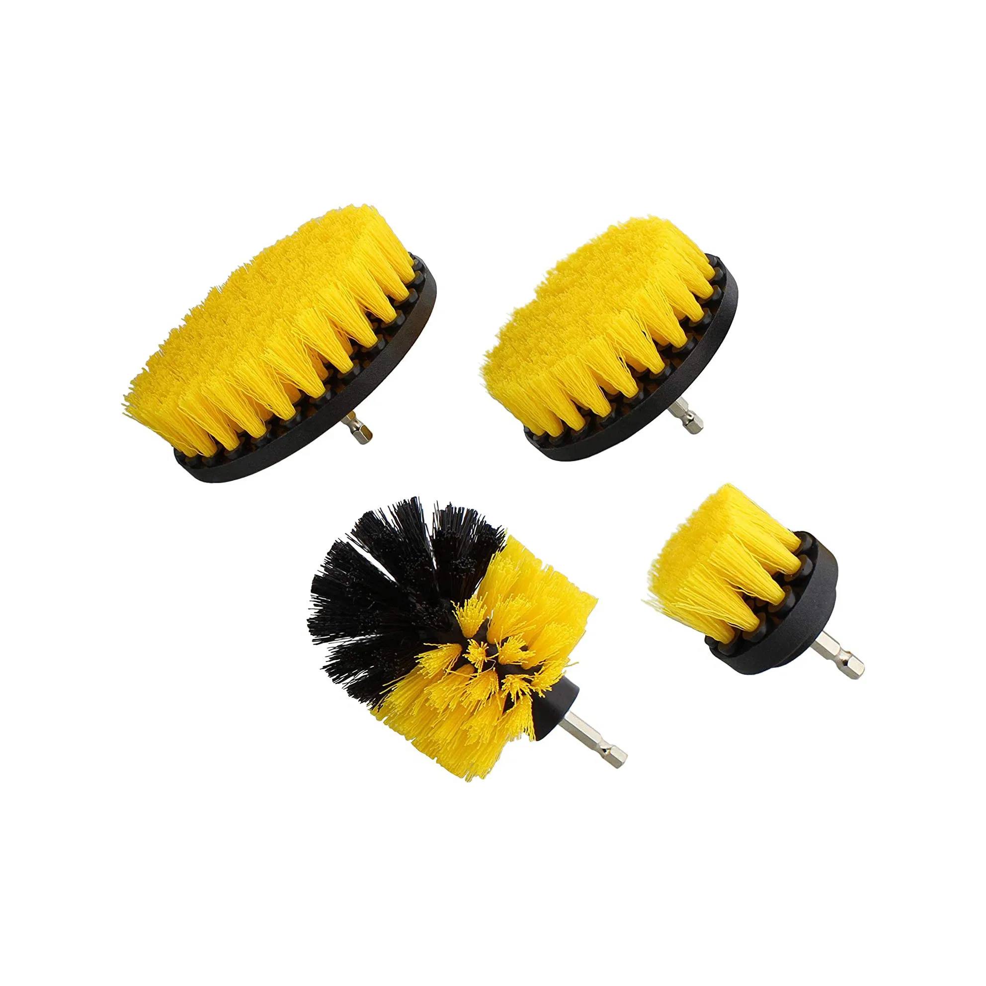 4 PCS Drill Brush Set Multi-Purpose Electric Cleaning Brush Kit Rotary Brush for Drill Drill Brush Attachment Set Drillbrush Power Scrubber