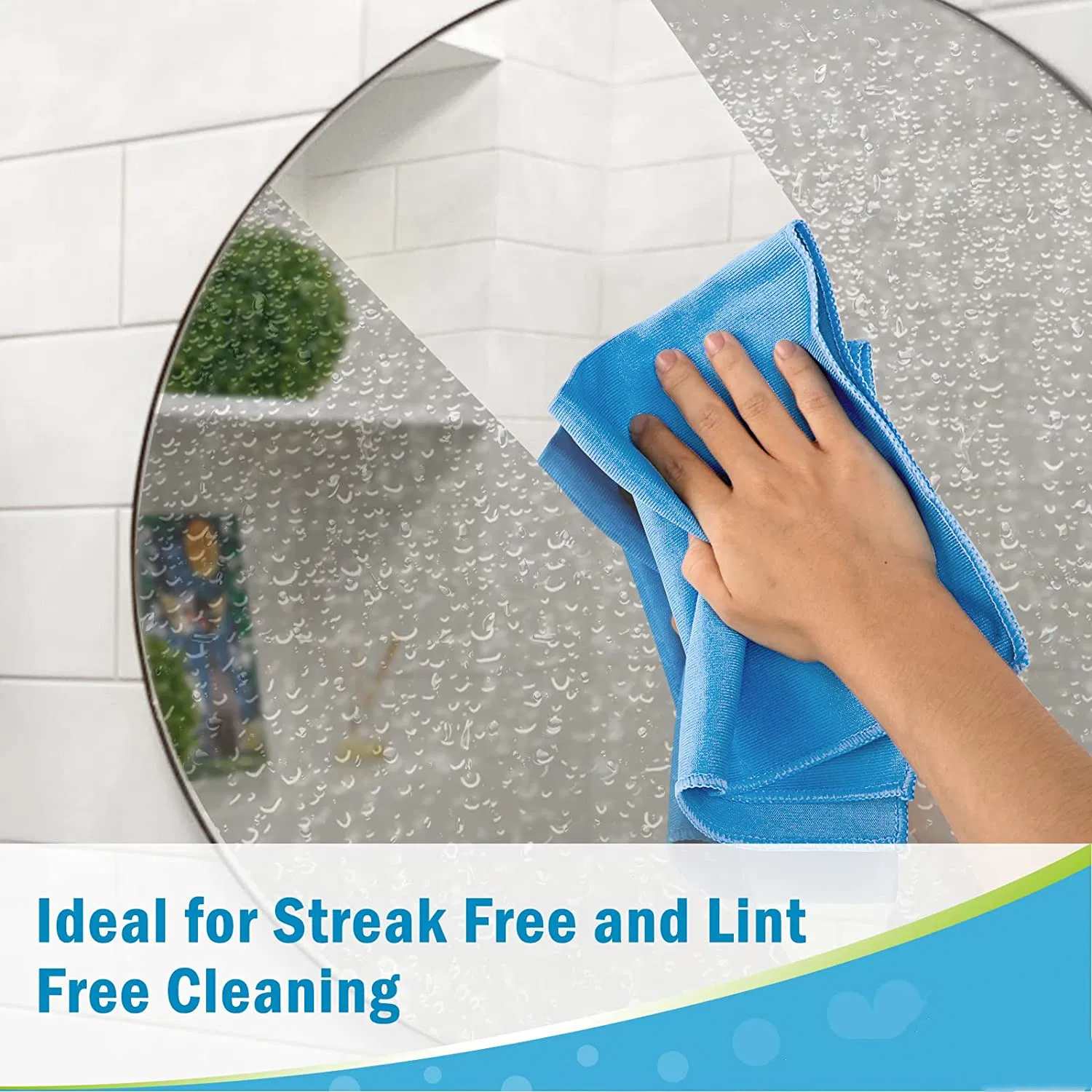 Reusable Microfiber Cloth for Glasses Cleaning