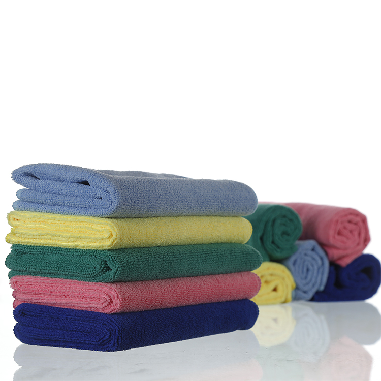 Microfiber Cleaning Cloth Colorful Reusable Microfiber Cloth for Car Kitchen Bathroom Household