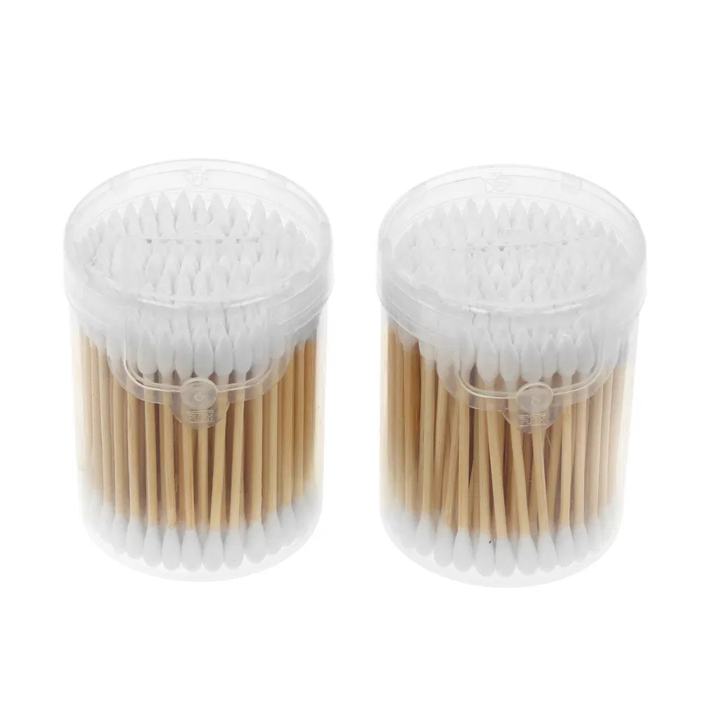 Lightweight Disposable Bamboo Stick Biodegradable Cotton Swab for Keyboard Crevice Cleaning