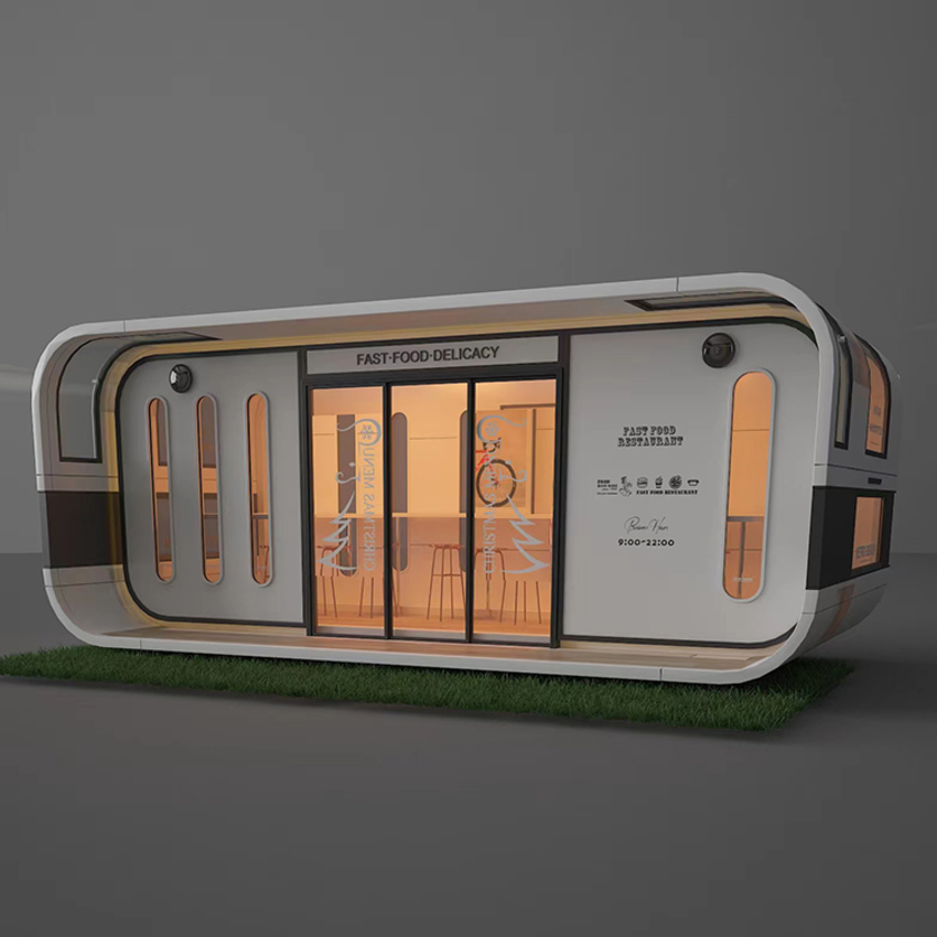 Modern 20FT Modular Apple House Apple Cabin Prefab Container Home for Vocation