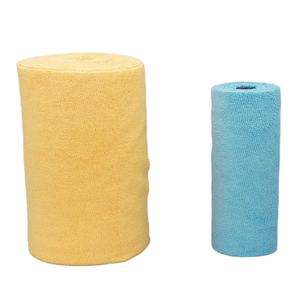 12" x 12" Tear Away Microfiber Roll Cleaning Towels, Reusable and Washable Cloths, for House