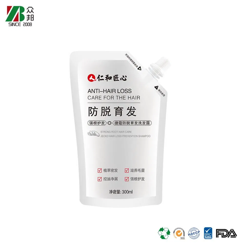 Travel Skincare Packaging Plastic Cosmetics Liquid Stand up &nbsp;Pouch Bag