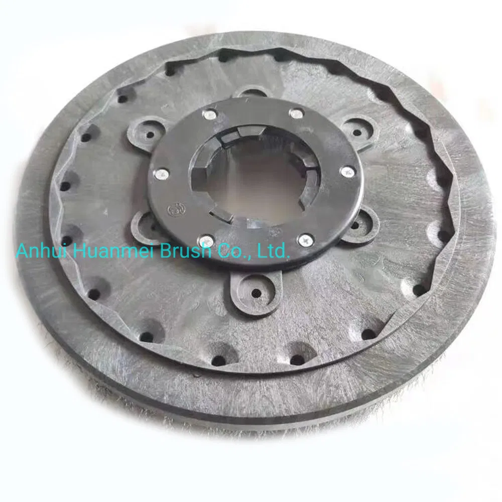 White Nylon Round Floor Cleaning Brushes