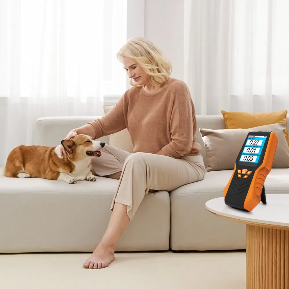 Indoor Air Quality Safety Device with High Precision Real-Time Radon Detector