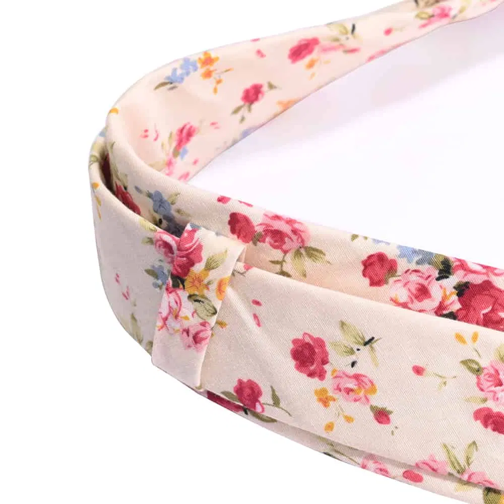 in Stock Light Pink Wedding Floral Tie