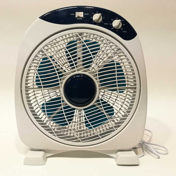 12 Inch Table Fan Box Fan Mini CE Certificate Plastic Home Appliance